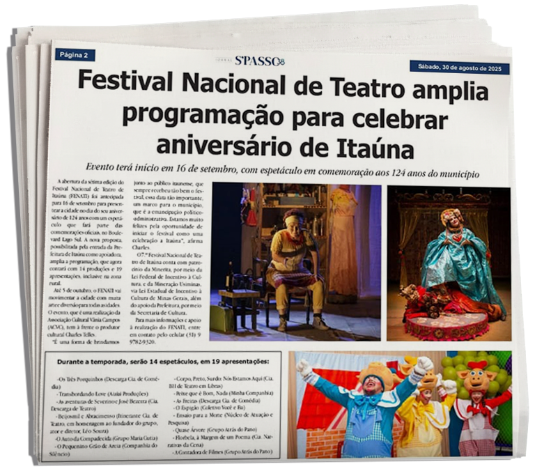Matéria do Jornal S'Passo sobre o FENATI