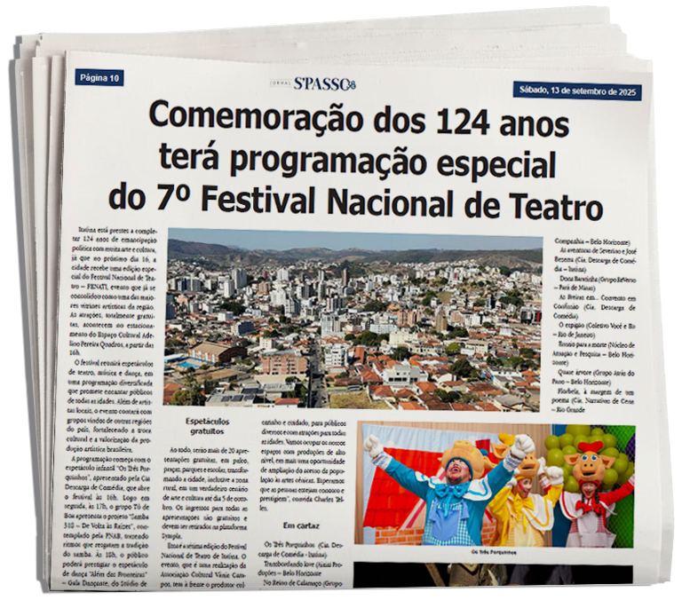 Matéria do Jornal S'Passo sobre o FENATI